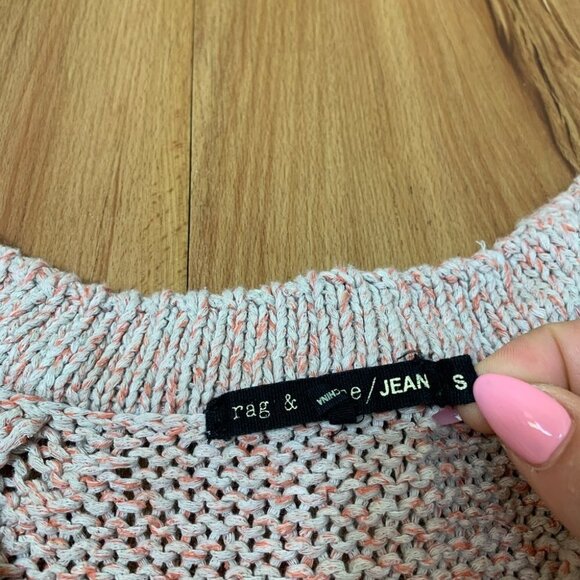 Rag & Bone Pink High Low Slouchy sweater - Picture 8 of 12